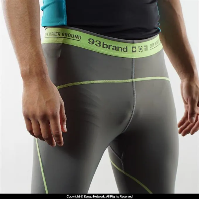 93brand "Standard Issue" Spats - Grey/Volt Green