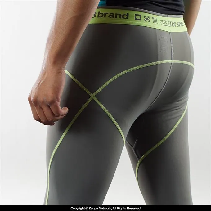 93brand "Standard Issue" Spats - Grey/Volt Green