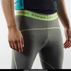 93brand "Standard Issue" Spats - Grey/Volt Green