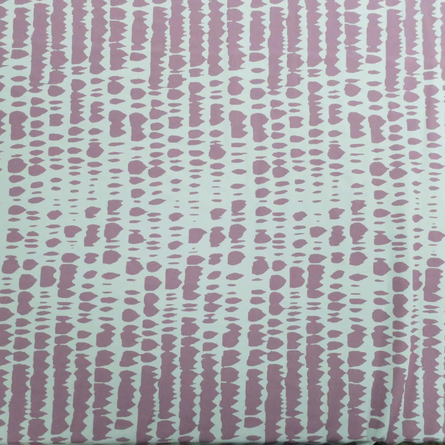 Alligator Blush and White Background Crepe Polyester Fabric