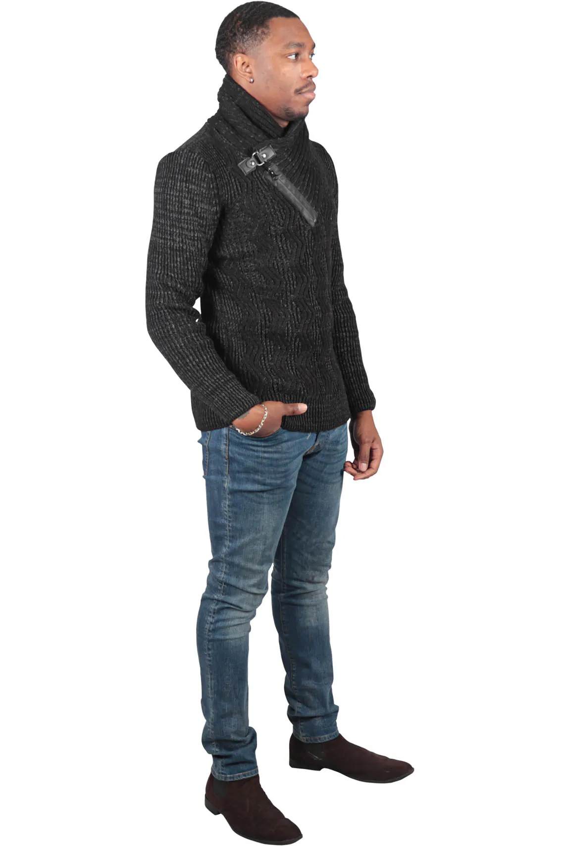 Black Stallion Fitted Sweater