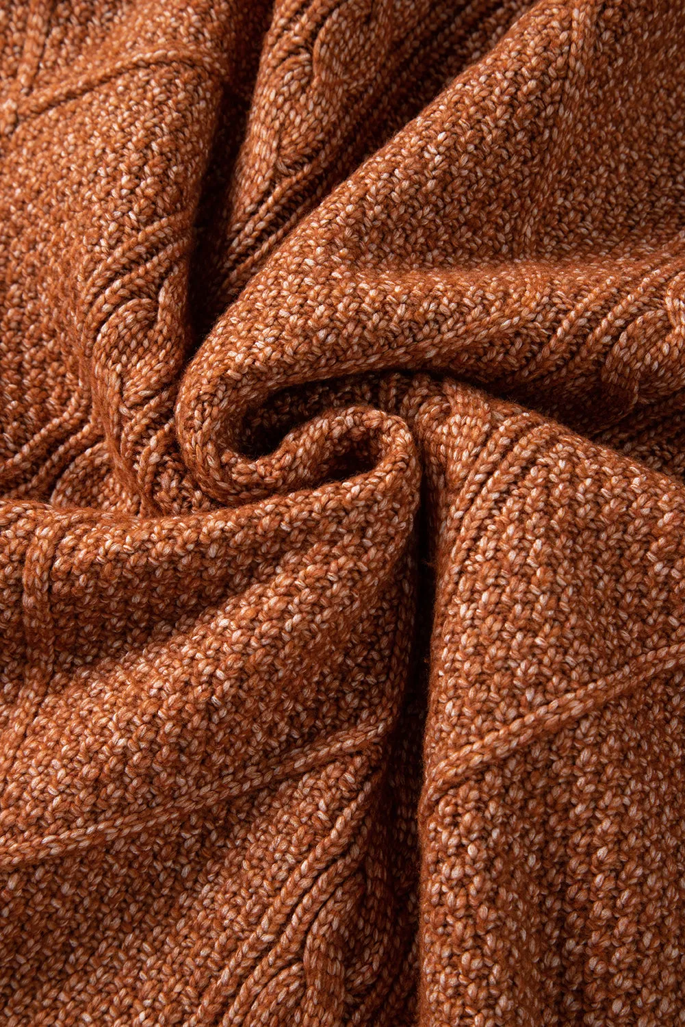 Cable Knit Loose Fit Sweater Dress