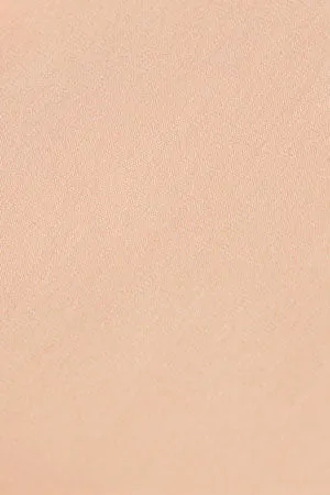 Optimized Slim-Fit Peach Poplin Shirt with Rigby Logo