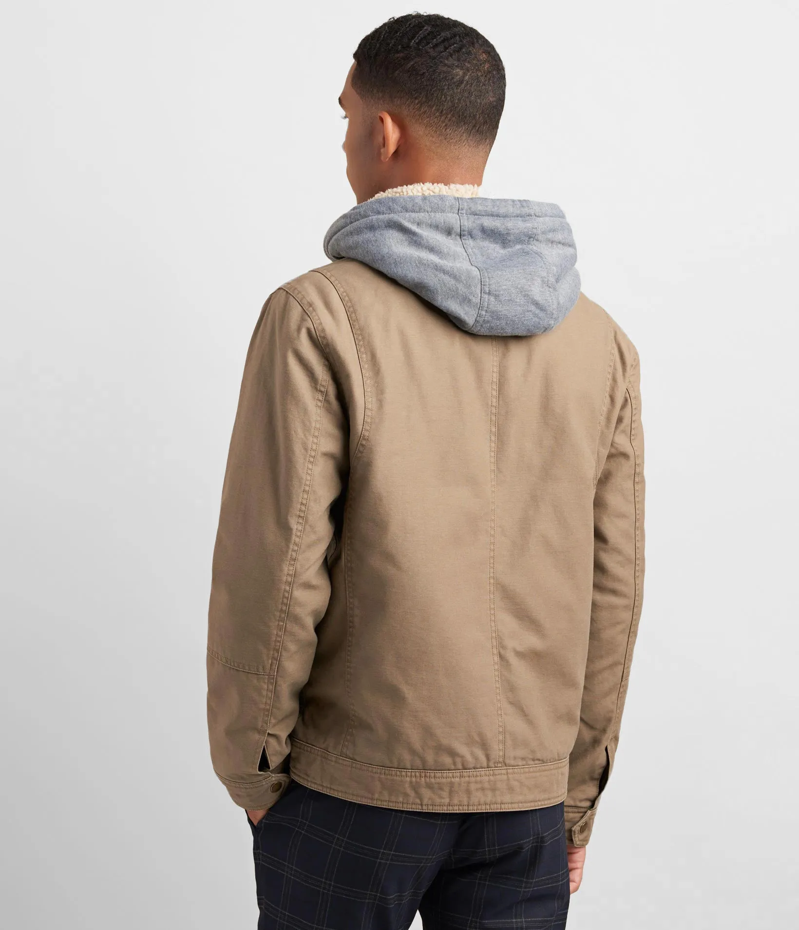 Canvas Jacket With Hood
