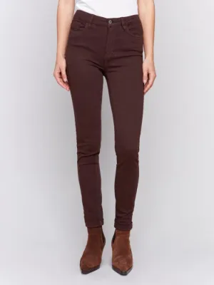 CHARLIE B CUFF HEM JEAN - MOCHA - C5309X188B212