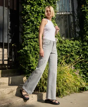 Clementine - High Rise Wide Leg Jeans