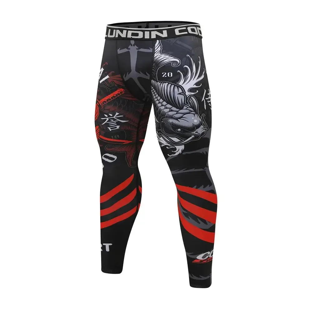 Cody Lundin - Bushido Carp - BJJ compression tights /rash guard / Spats /Pants