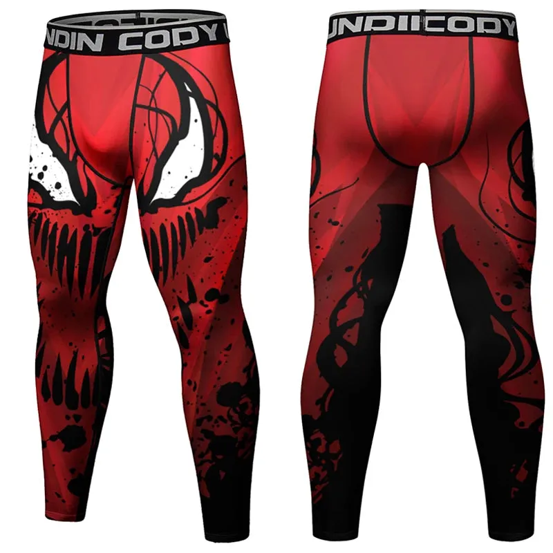 Cody Lundin - CARNAGE - BJJ compression tights /rash guard / Spats /Pants