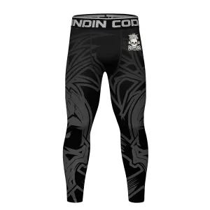 Cody Lundin - Tribe Order - BJJ compression tights /rash guard / Spats /Pants