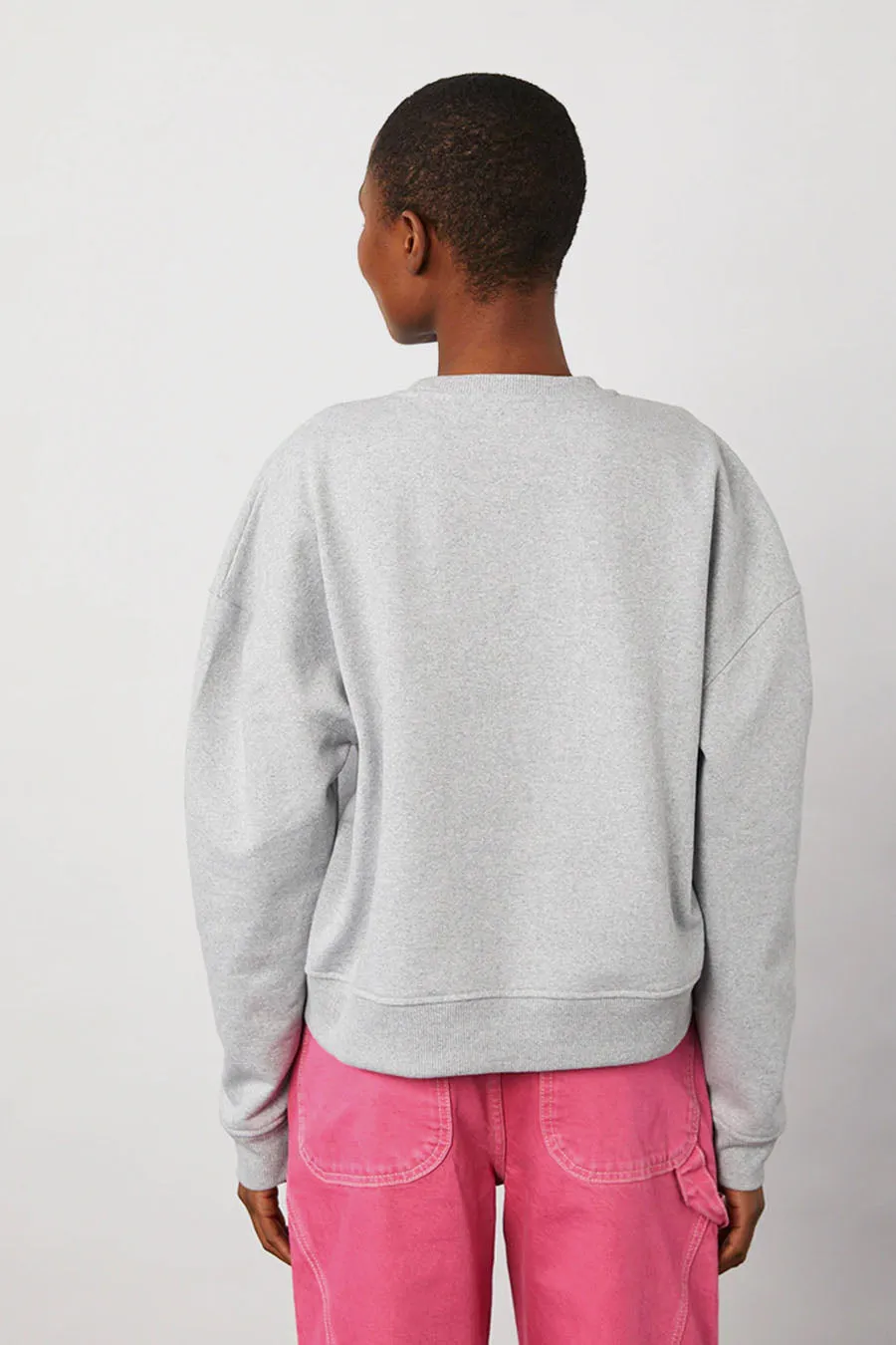 Damson Daisy Sweat - Grey