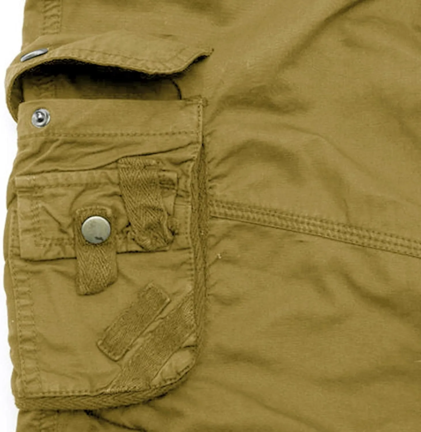 GIERIDUC Mens Cargo Shorts Elastic Drawstring Athletic Shorts Summer Casual Cotton Shorts Big & Tall Relaxed Fit Work Shorts
