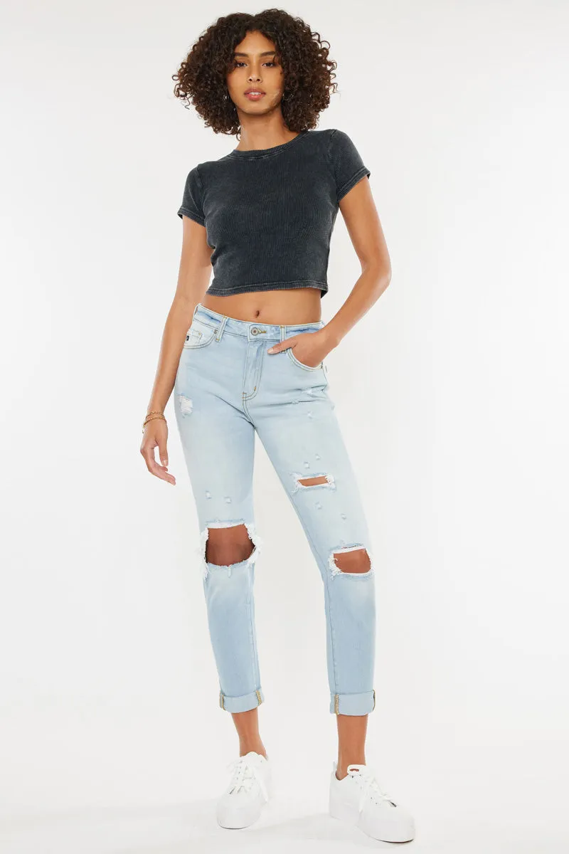 Greer Ultra High Rise Mom Jeans