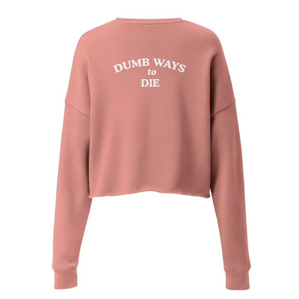 Hot Dog and a Snake (Mishap) - Women's Cropped Sweatshirt