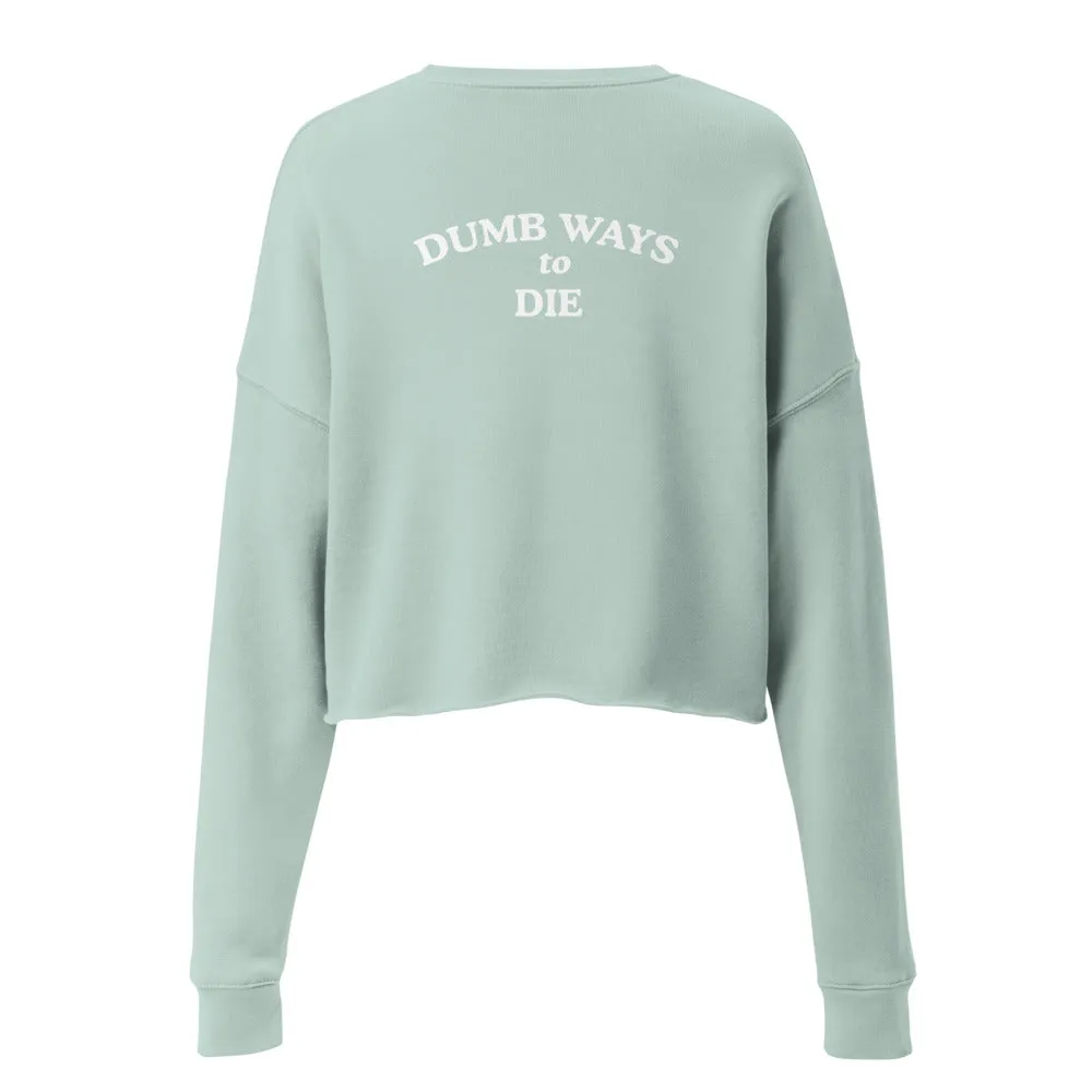 Hot Dog and a Snake (Mishap) - Women's Cropped Sweatshirt