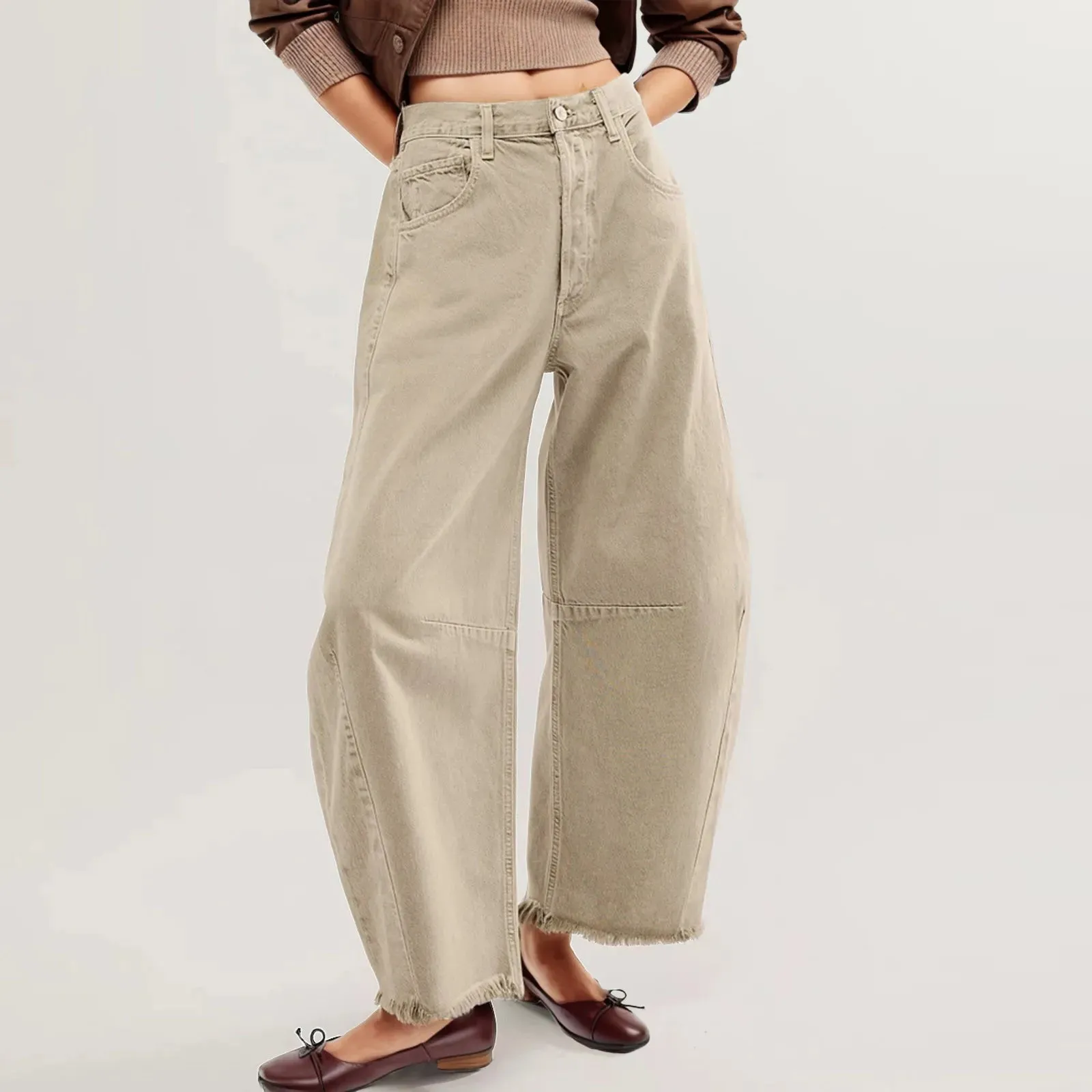 Joanie High Rise Barrel Jeans