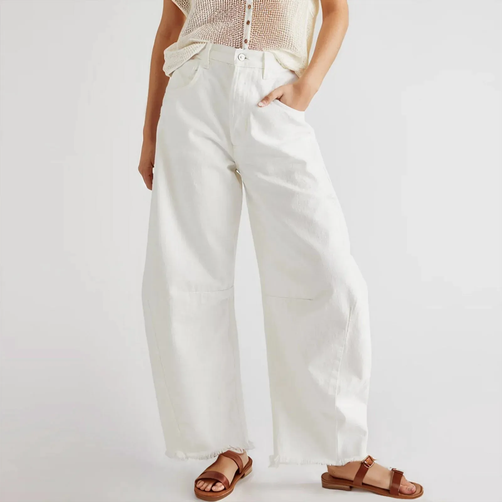 Joanie High Rise Barrel Jeans
