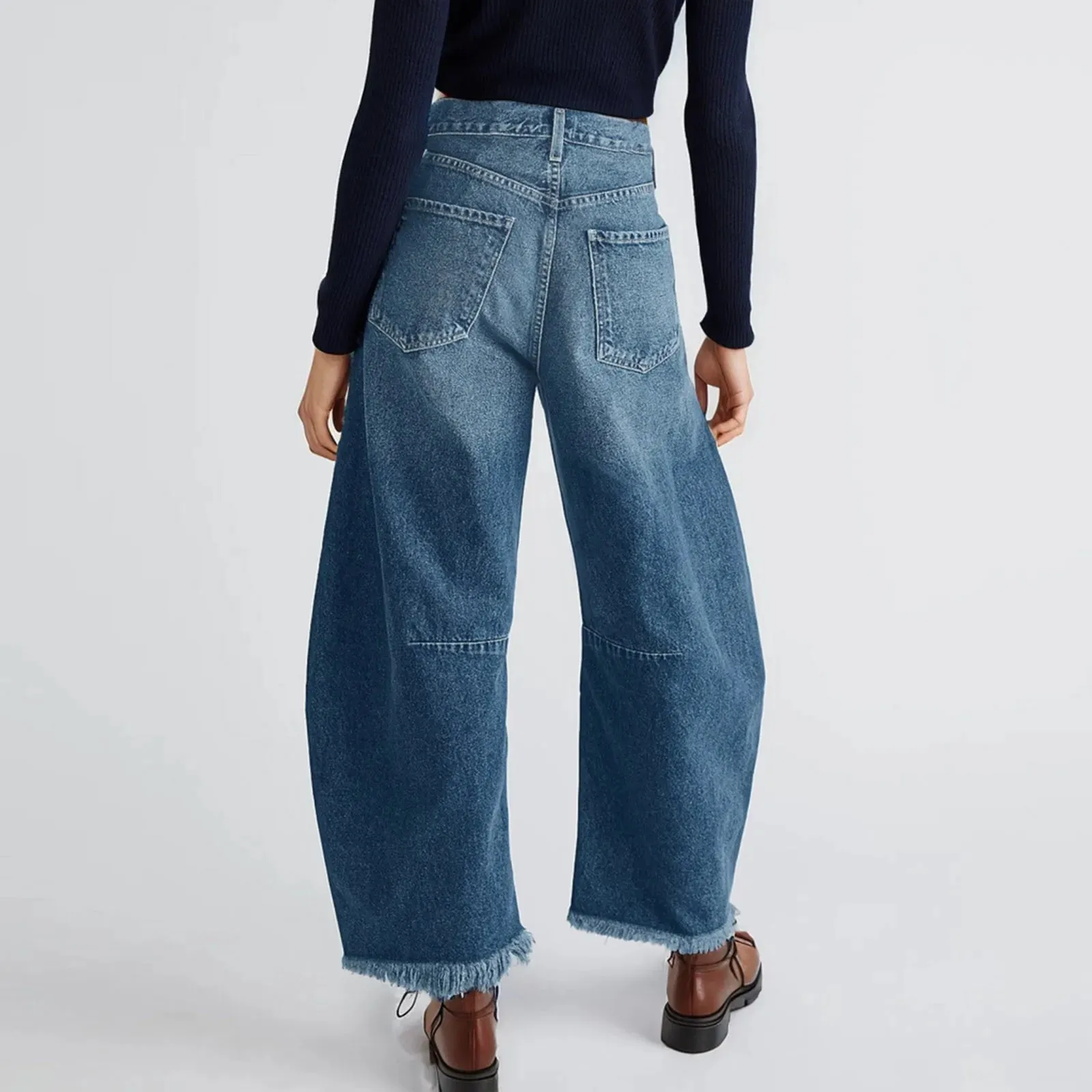 Joanie High Rise Barrel Jeans