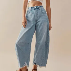 Joanie High Rise Barrel Jeans