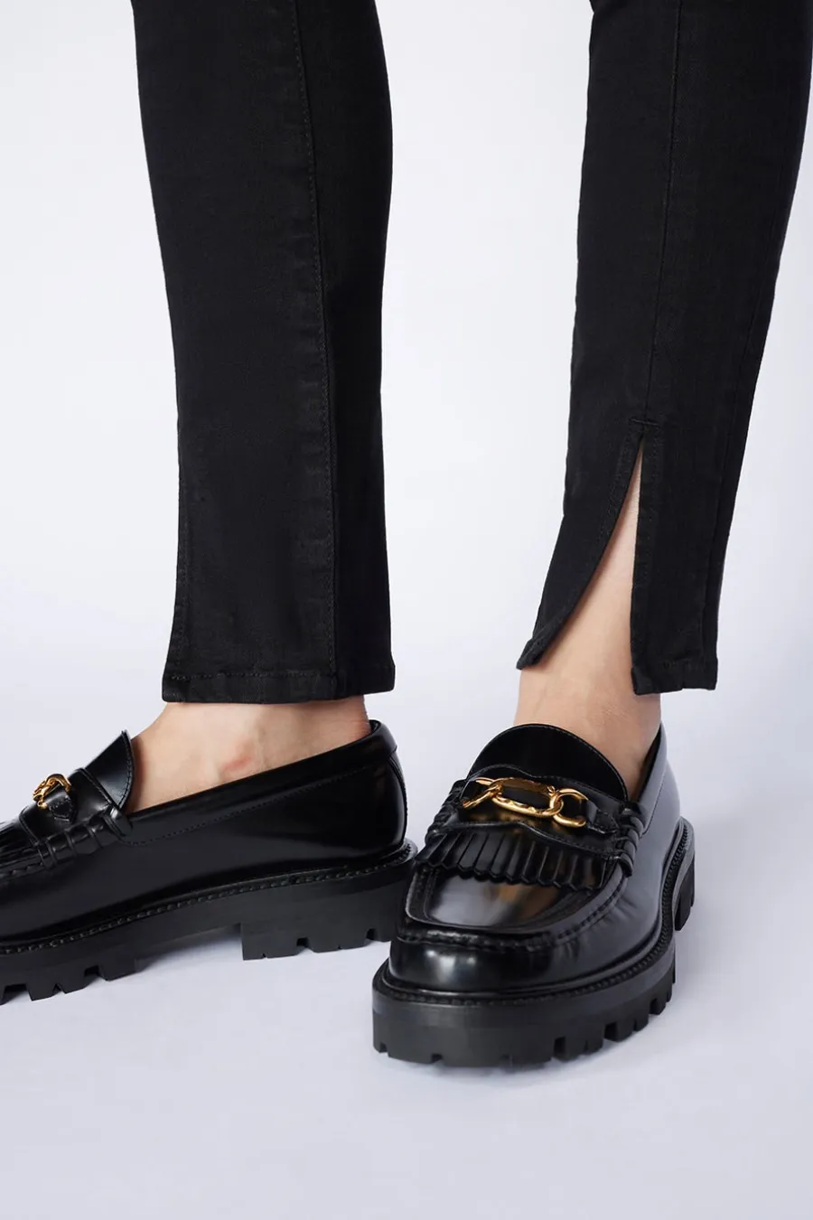 Le High Skinny Front Split Film Noir