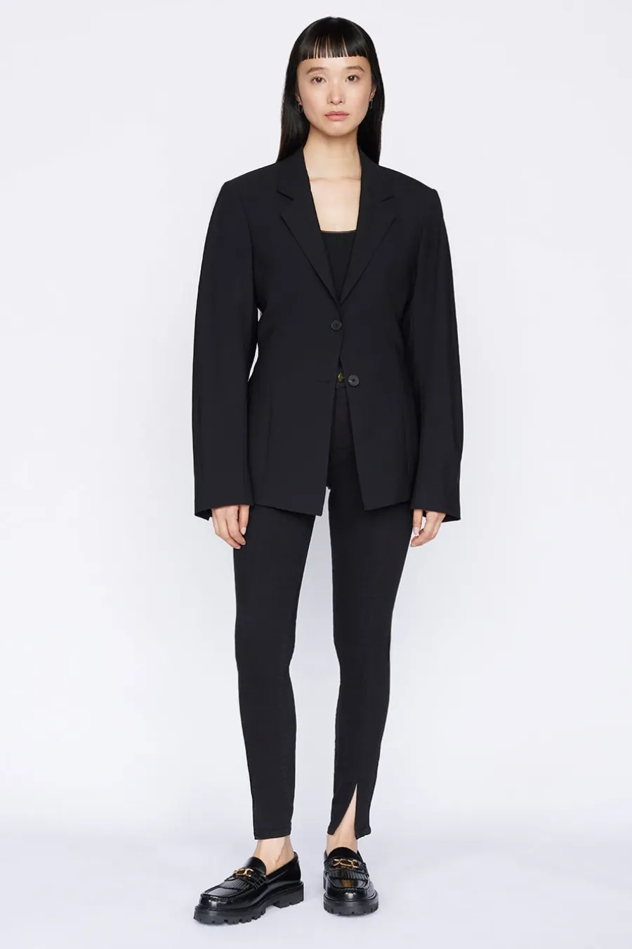 Le High Skinny Front Split Film Noir