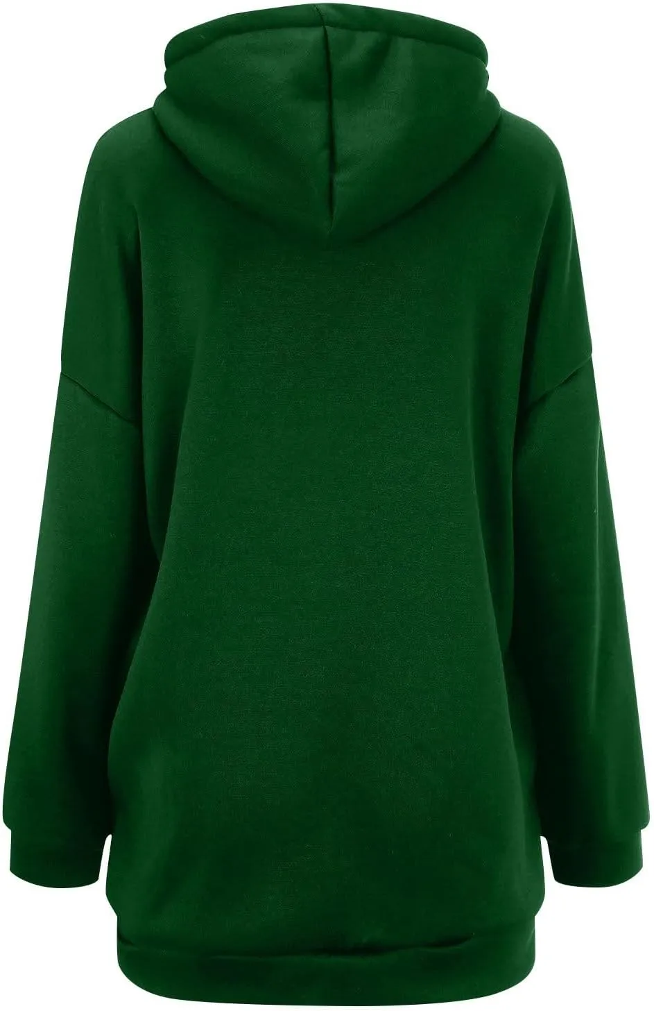 Long Zip Up Hoodies for Women Casual Long Sleeve Hooded Fleece Jackets Loose Fit Tunic Fall Sweatshirts with Pockets