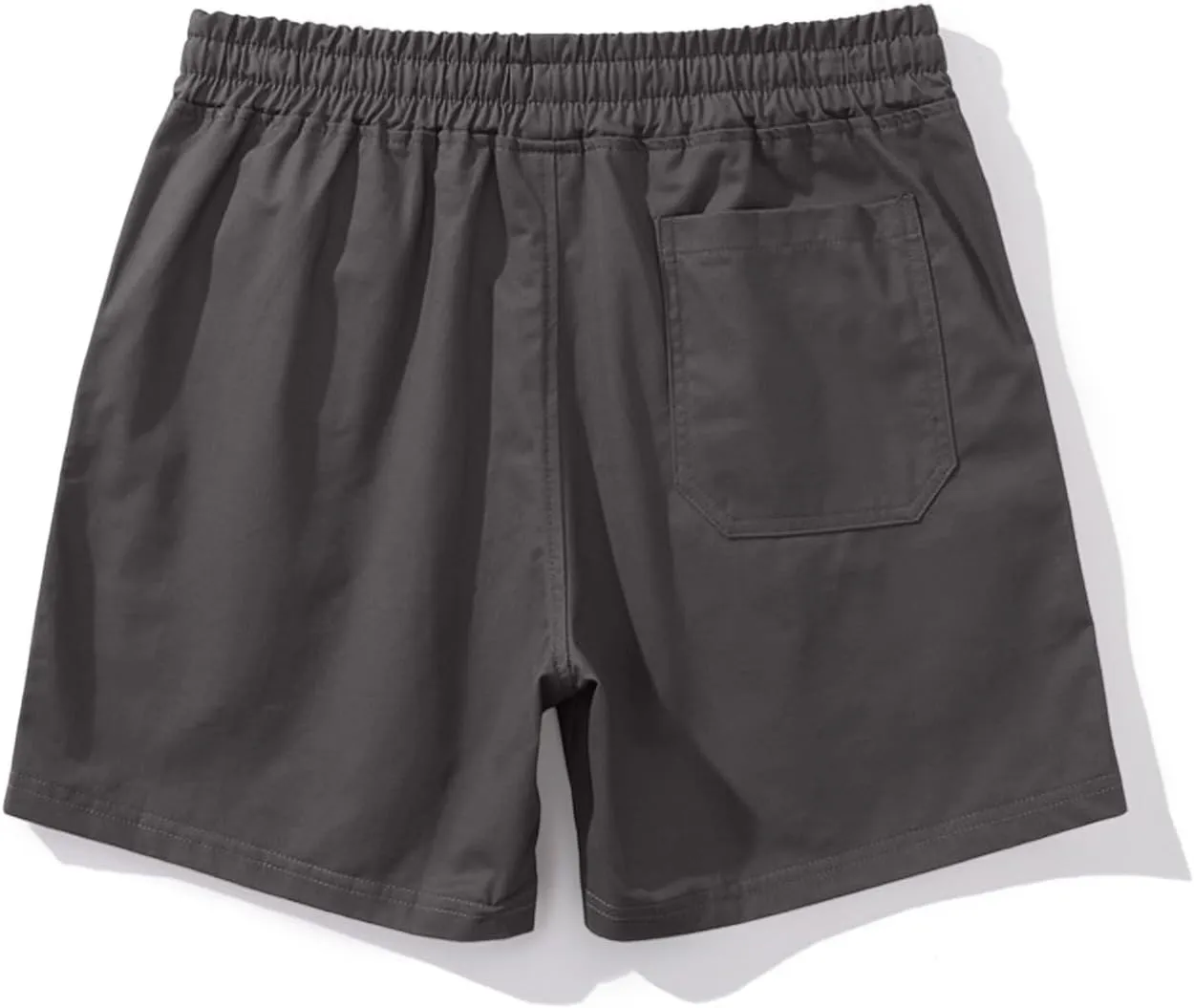 Men Shorts Slim Fit Flat Front Stretch Casual Short Shorts Outdoor Athletic Workout Running Comfy Activewear Pants