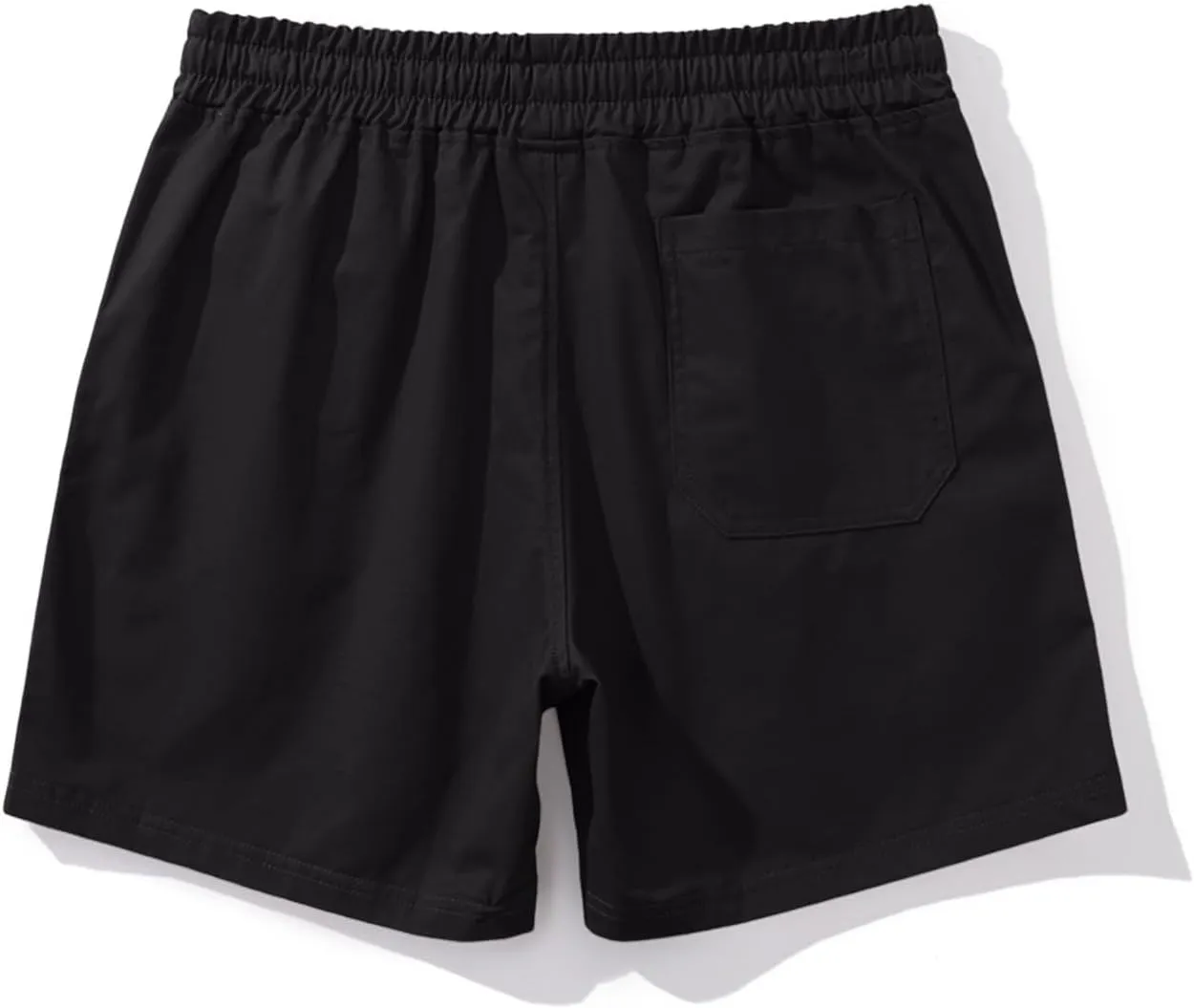 Men Shorts Slim Fit Flat Front Stretch Casual Short Shorts Outdoor Athletic Workout Running Comfy Activewear Pants