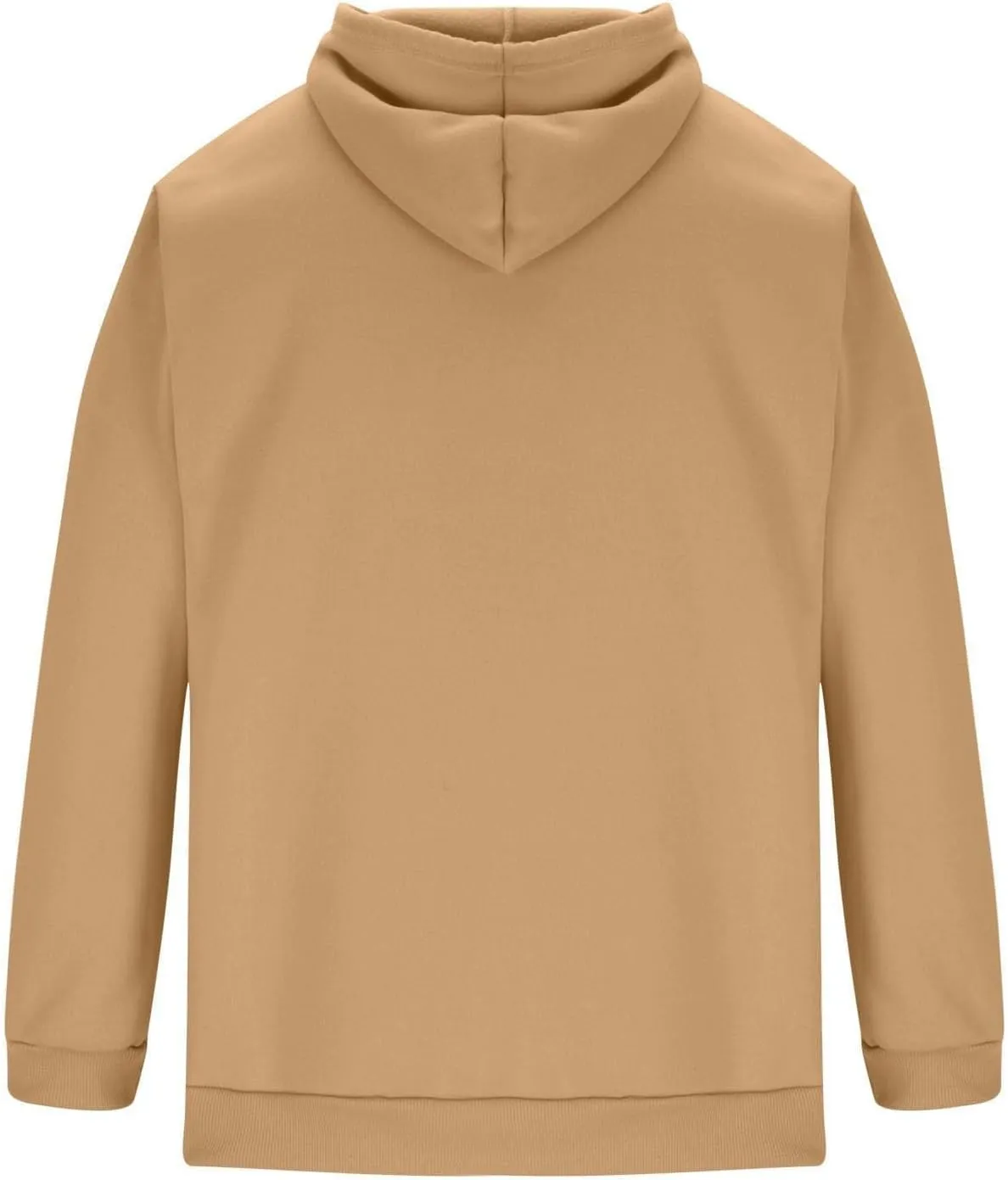 Mens Hoodies Pullover Loose Fit Collar Drawstring Hoodies Pullover Sweatshirts Casual Long Sleeve Shirts With Pockets