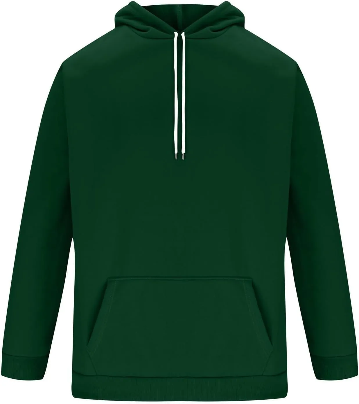 Mens Hoodies Pullover Loose Fit Collar Drawstring Hoodies Pullover Sweatshirts Casual Long Sleeve Shirts With Pockets