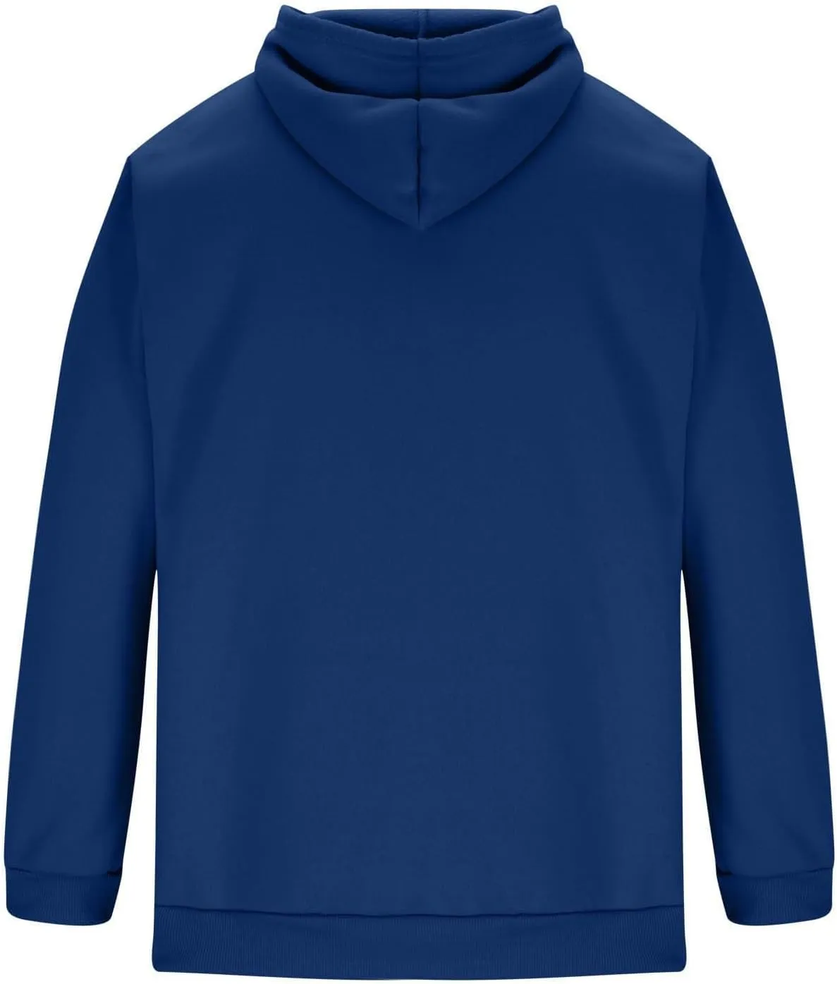 Mens Hoodies Pullover Loose Fit Collar Drawstring Hoodies Pullover Sweatshirts Casual Long Sleeve Shirts With Pockets