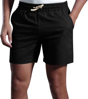 Men's Linen Shorts Casual Cotton Lightweight Elastic Waist Drawstring 2025 Summer Shorts with Pockets
