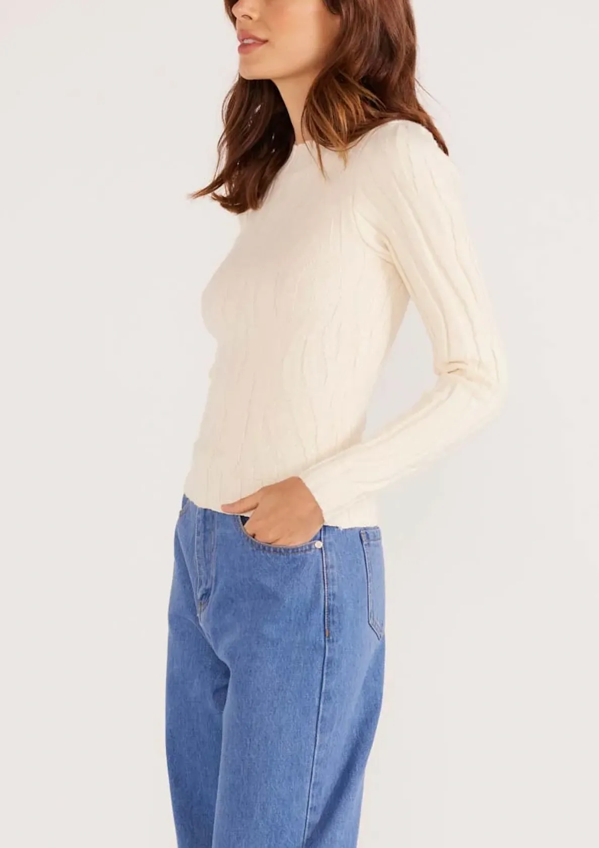Mink Pink Hazel Textured Knit Top