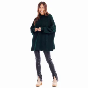 MUD Green Milo Ribbed Sweater