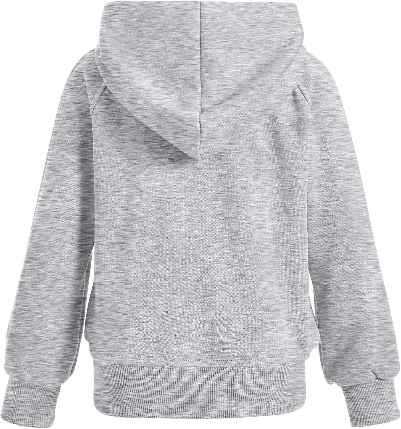 OBEEII Little Girls Sweatshirt Fleece Long Sleeve Zip Up Hoodies Half Zipper Sweatshirt with Pockets Fall Winter Pullover Top