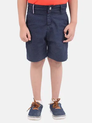 One Friday Blue Solid Short
