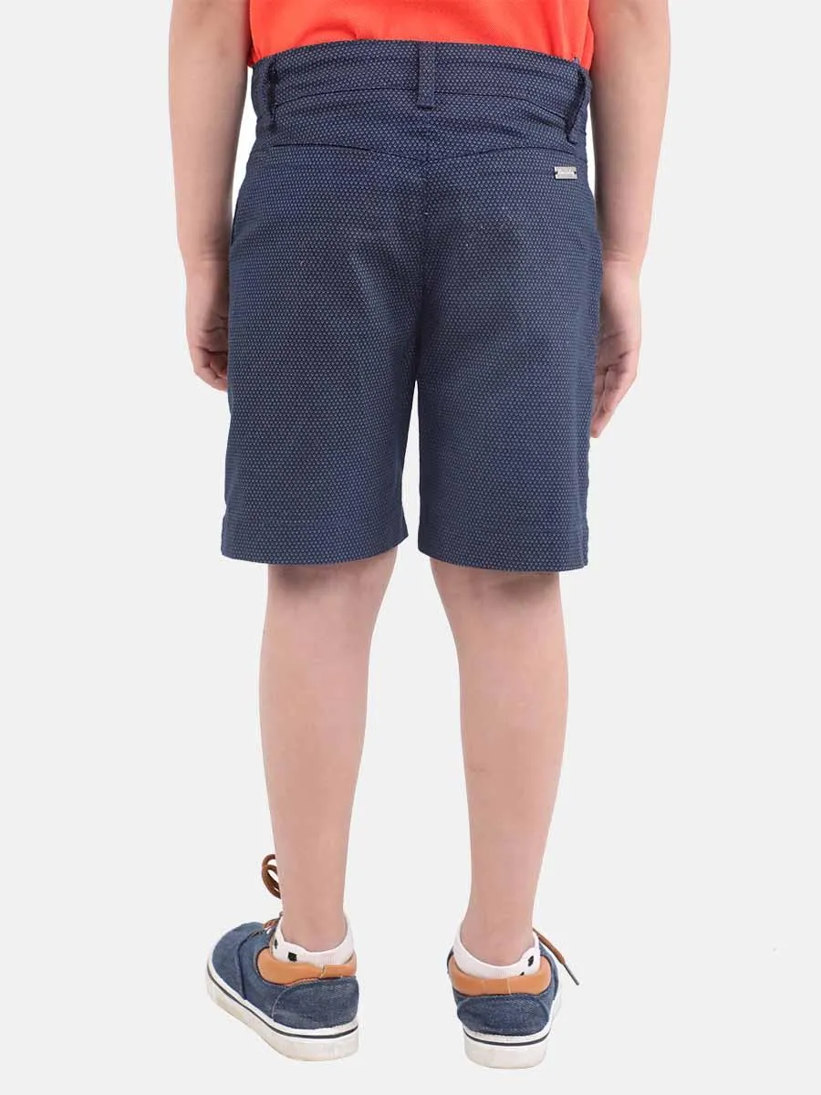 One Friday Blue Solid Short