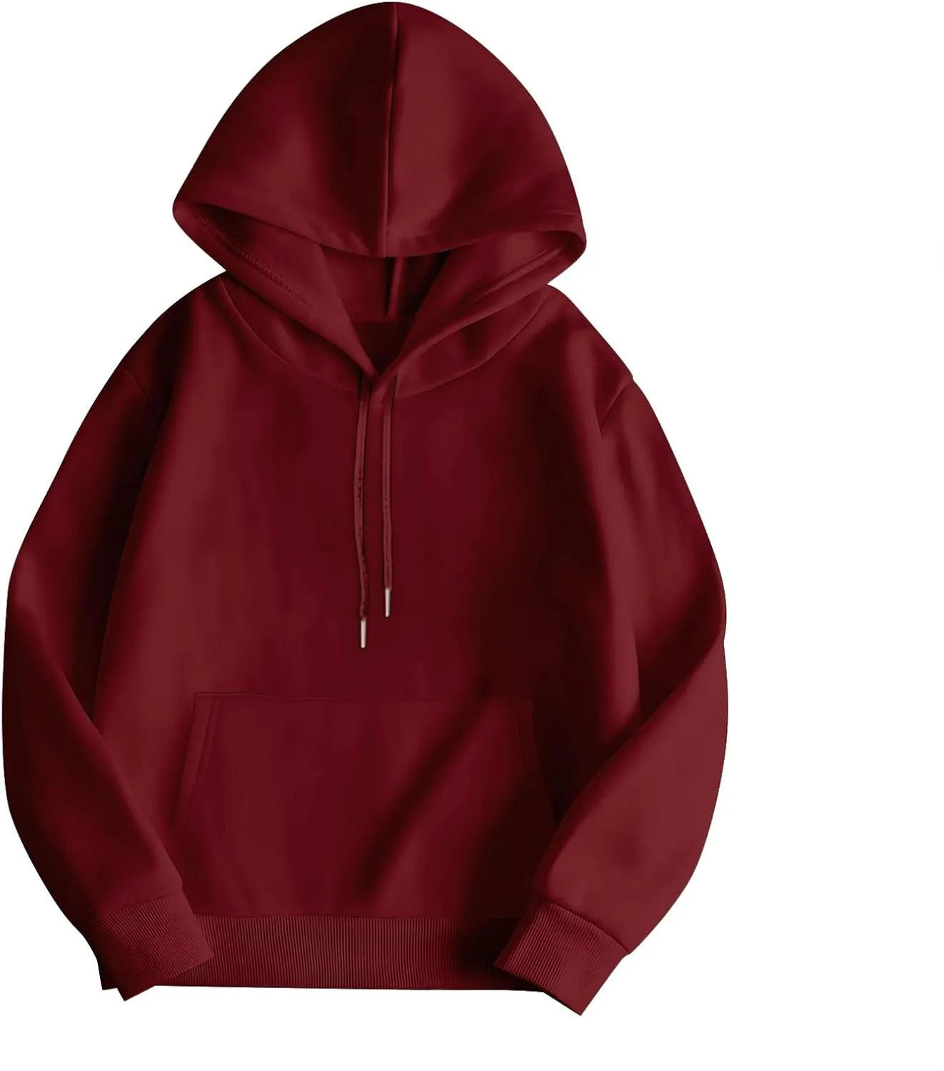 Oversized Hoodies for Women Fleece Plain Hooded Sweatshirts with Pocket Casual Long Sleeve Pullover Sweaters Y2k Tops