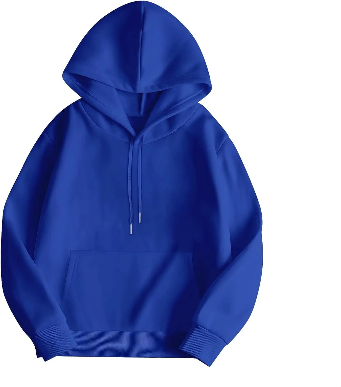 Oversized Hoodies for Women Fleece Plain Hooded Sweatshirts with Pocket Casual Long Sleeve Pullover Sweaters Y2k Tops