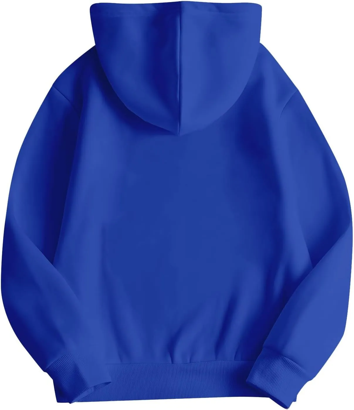 Oversized Hoodies for Women Fleece Plain Hooded Sweatshirts with Pocket Casual Long Sleeve Pullover Sweaters Y2k Tops