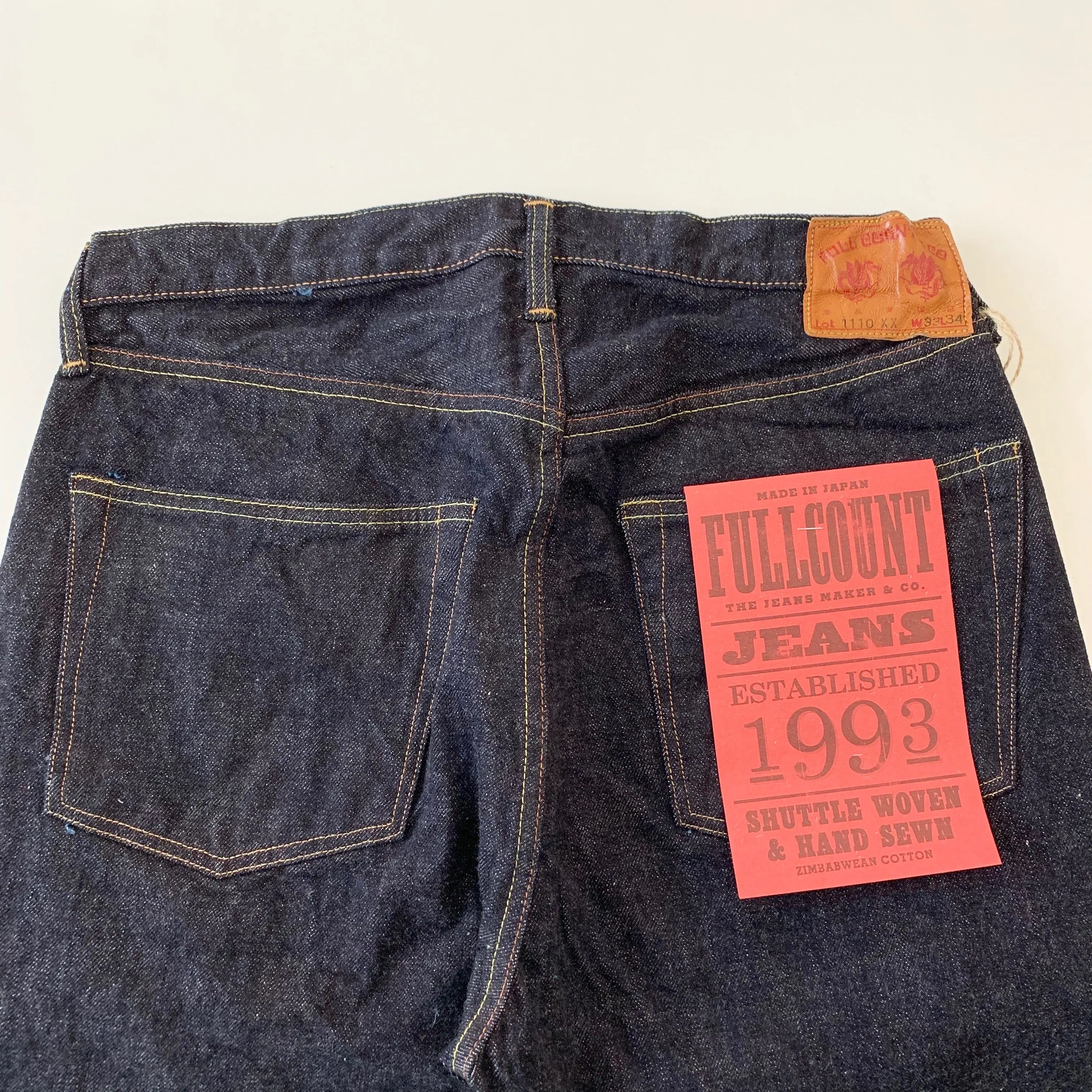 Tapered 15.5oz Heavy Selvedge Denim - OW - 1110XX