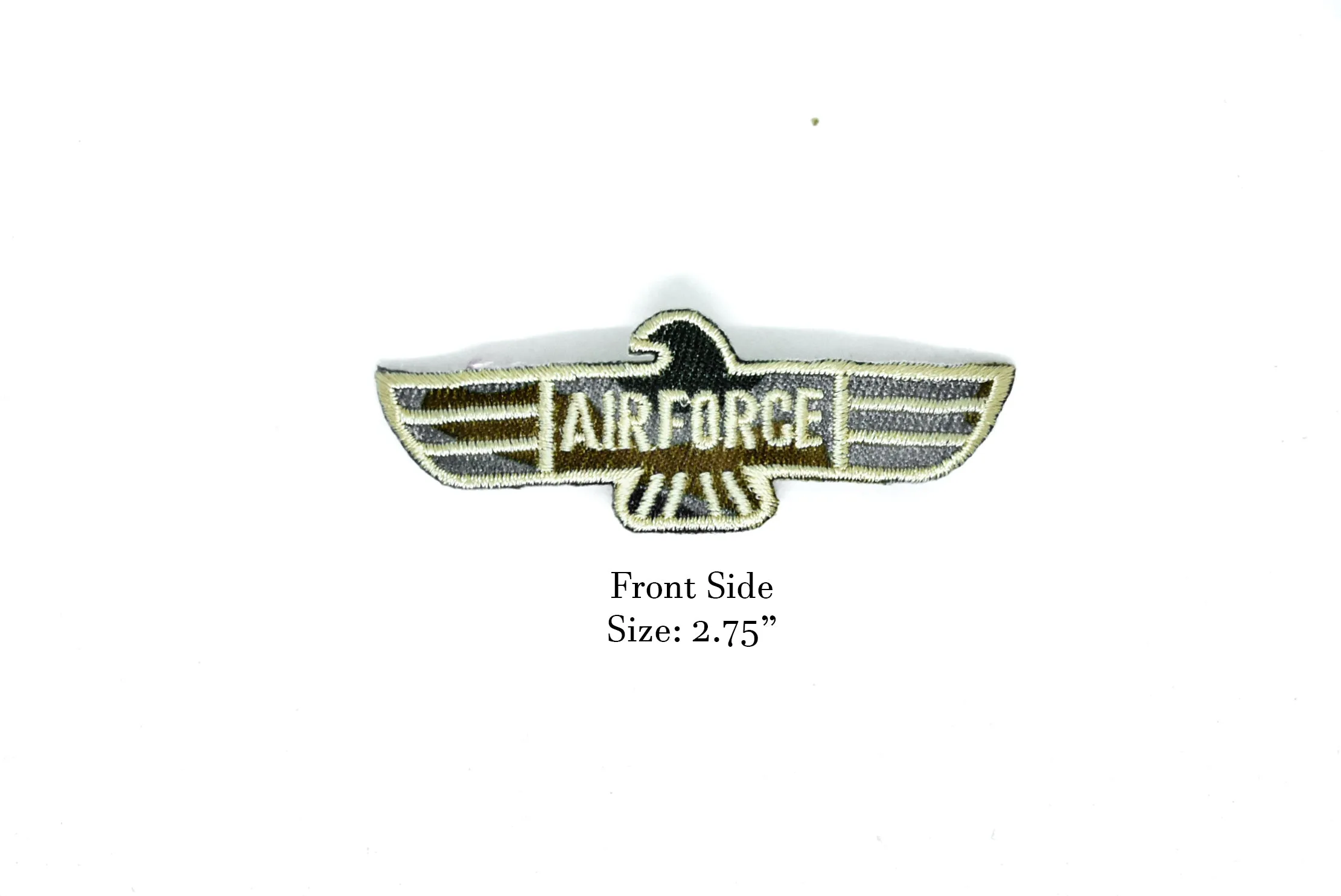 US Air Force Embroidered Iron On Patch 2.75" x .75" - 1 Piece