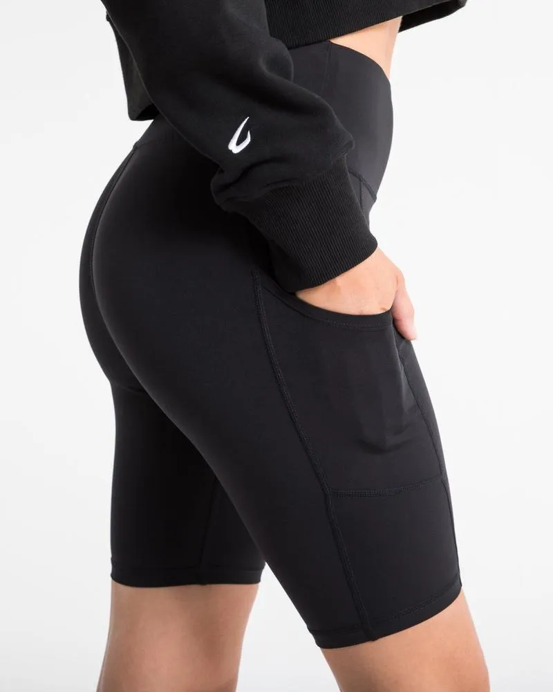 VELEZ CYCLING SHORTS - BLACK