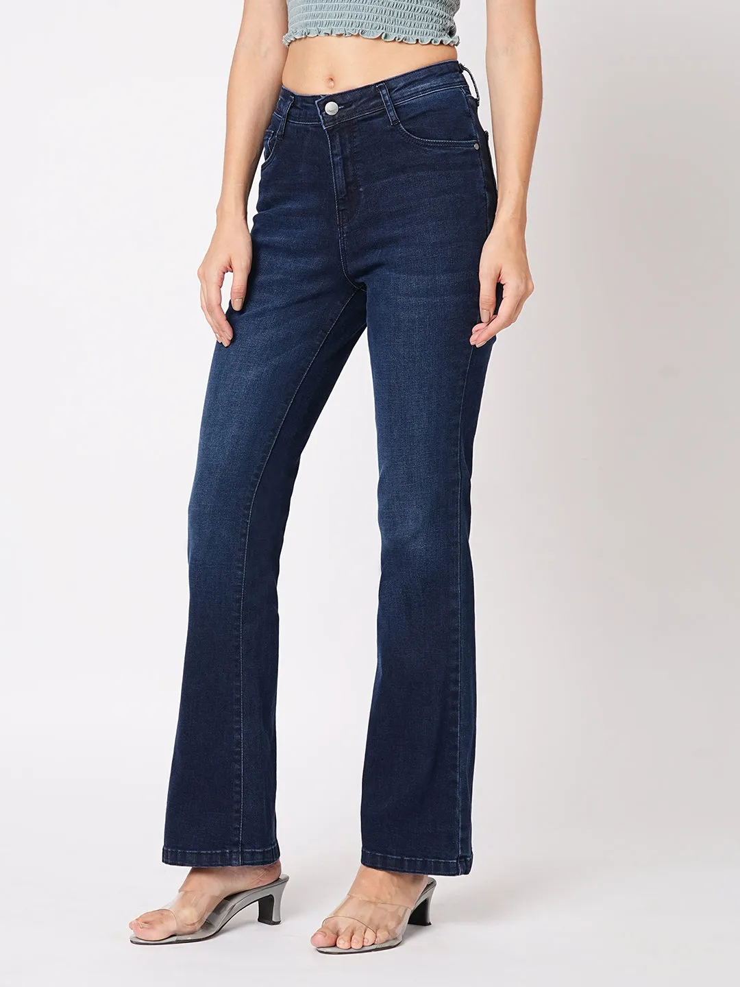 Women High-Rise Flare Jeans