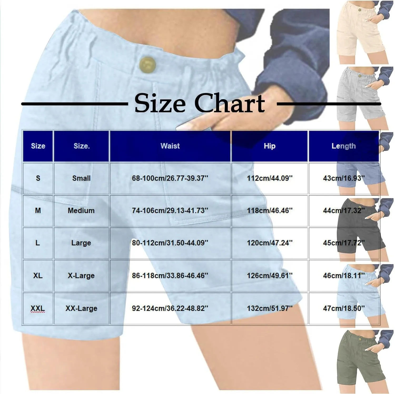 Women's Bermuda Shorts with Pockets 2025 Summer Casual Elastic Waist Lounge Short Pants High Waisted Dressy Shorts