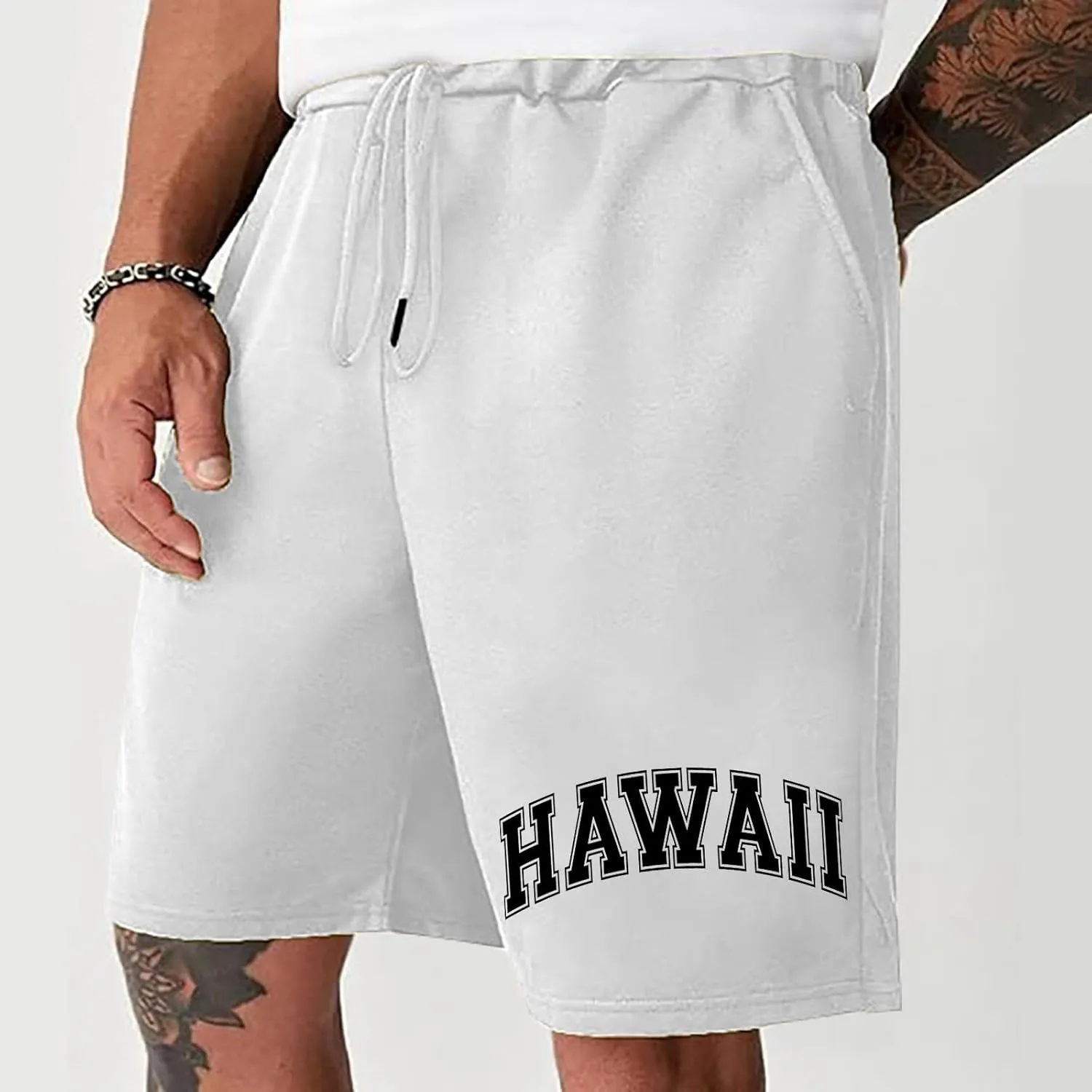 Yoga Mens Shorts Slim-Fit Elastic Beach Shorts Gym Basketball Lightweight Classic Regular Comfort Activewear Pants